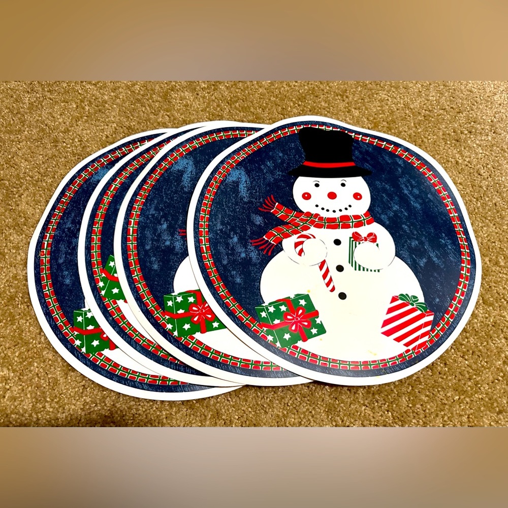 Snowman Placemats Styled by Disa 4pk